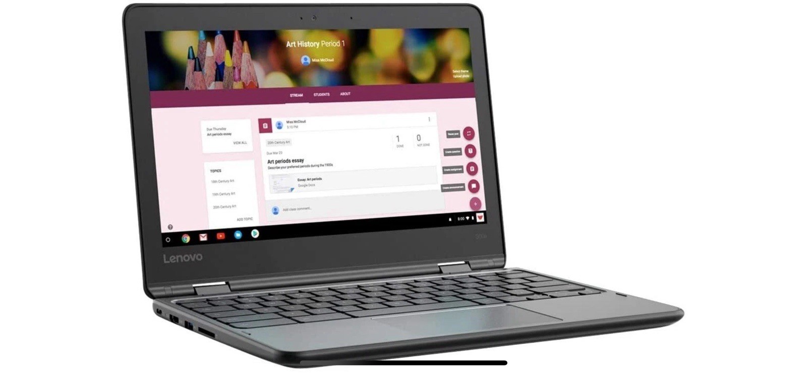 Lenovo 300e Touchscreen 11.6″ 2in1 4GB 32GB, MT8173 2.1GHz ChromebookGOOD