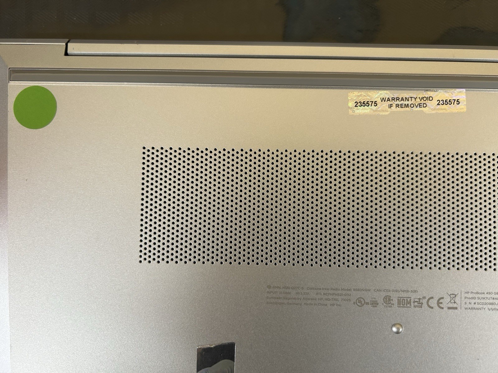 HP ProBook 450 G8 14” i5-1135G7 2.4GHz 4GB RAM 256GB NVMe W11Pro Office 16