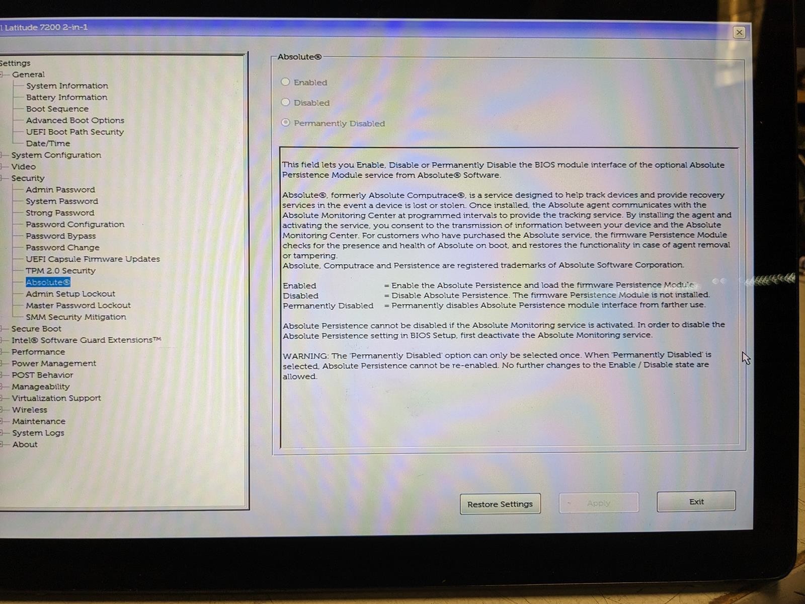 DELL LATITUDE 7200 2-IN-1 i5-8365U @ 1.60GHz, 16GB RAM, NO HDD/OS