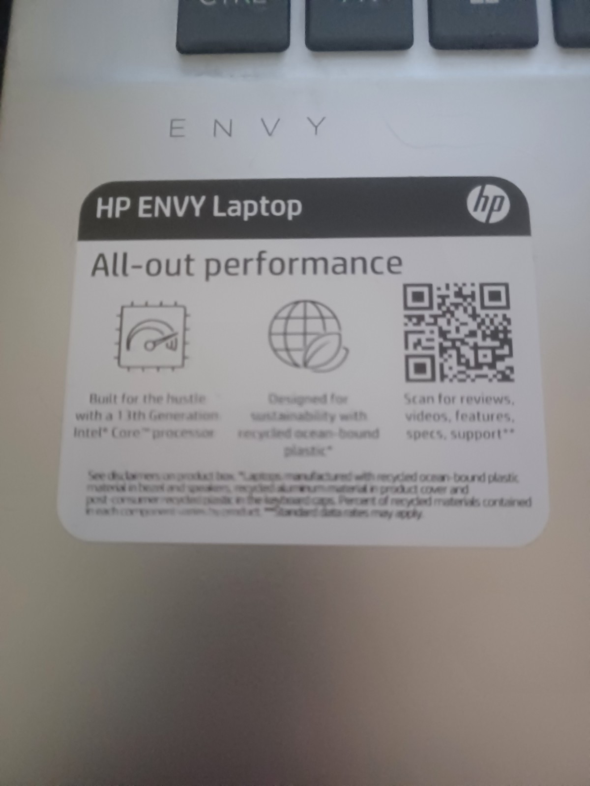 HP Envy 17t-cw00. Touch 17in/ 13th Gen Intel Core i7-13700H 2.40Ghz 32 GB 1TB.