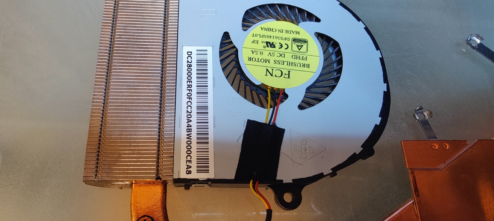 ACER V3-572 E5-571 FAN AND HEATSINK AT1540030A0 DC28000ERF0