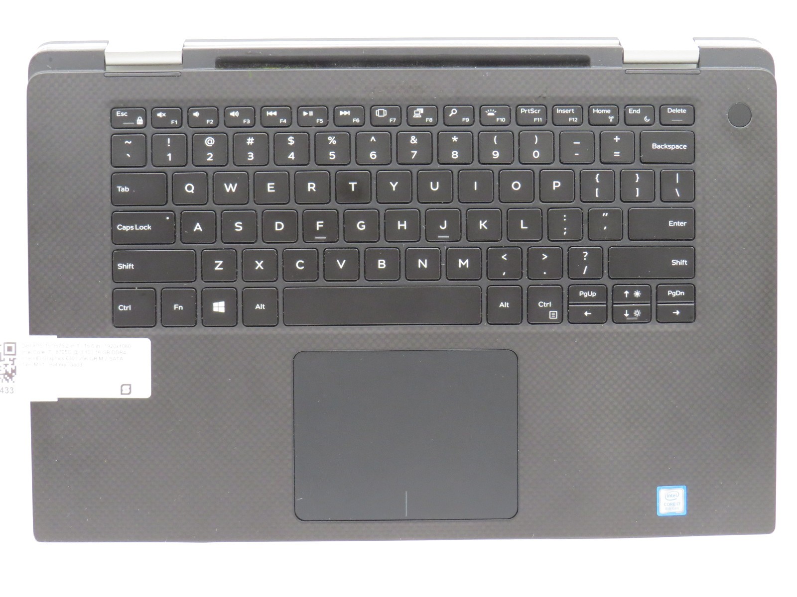 Dell XPS 15 9575 | i7-8705G @ 3.1GHz | 16GB DDR4 | 256GB m2 | 15.6″ | No OS/AC