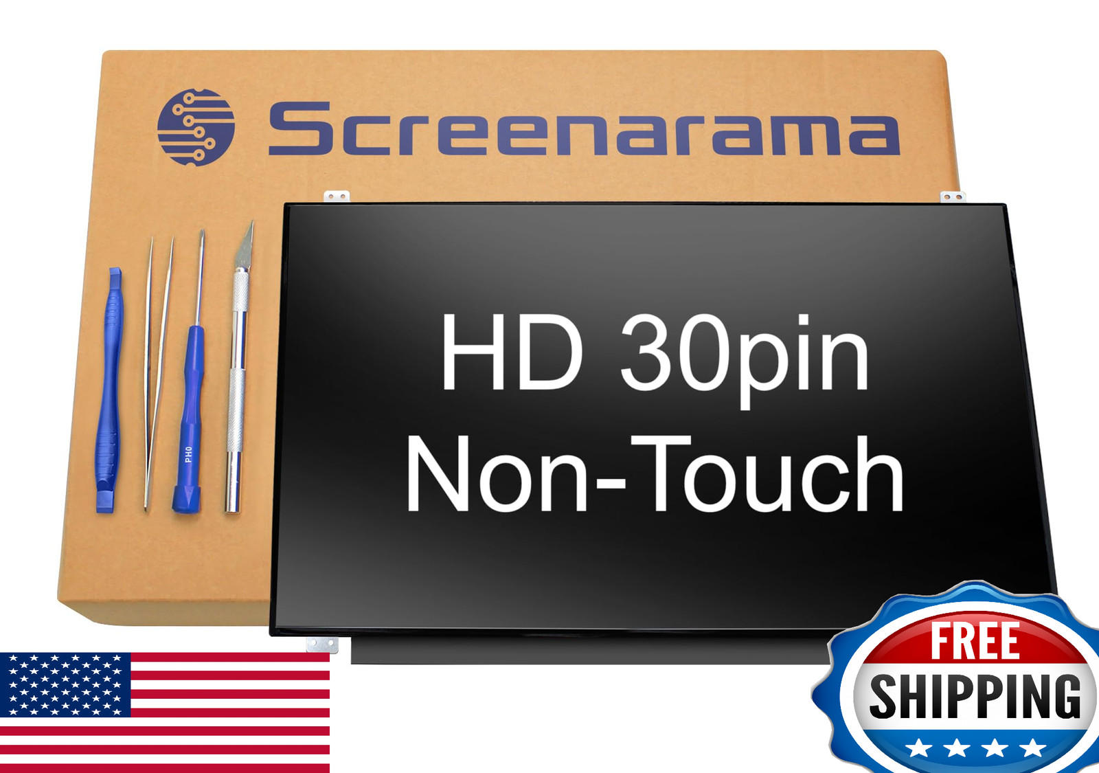 SCREENARAMA New Screen Replacement for HP Chromebook 14 G5, HD 1366×768, Matte,