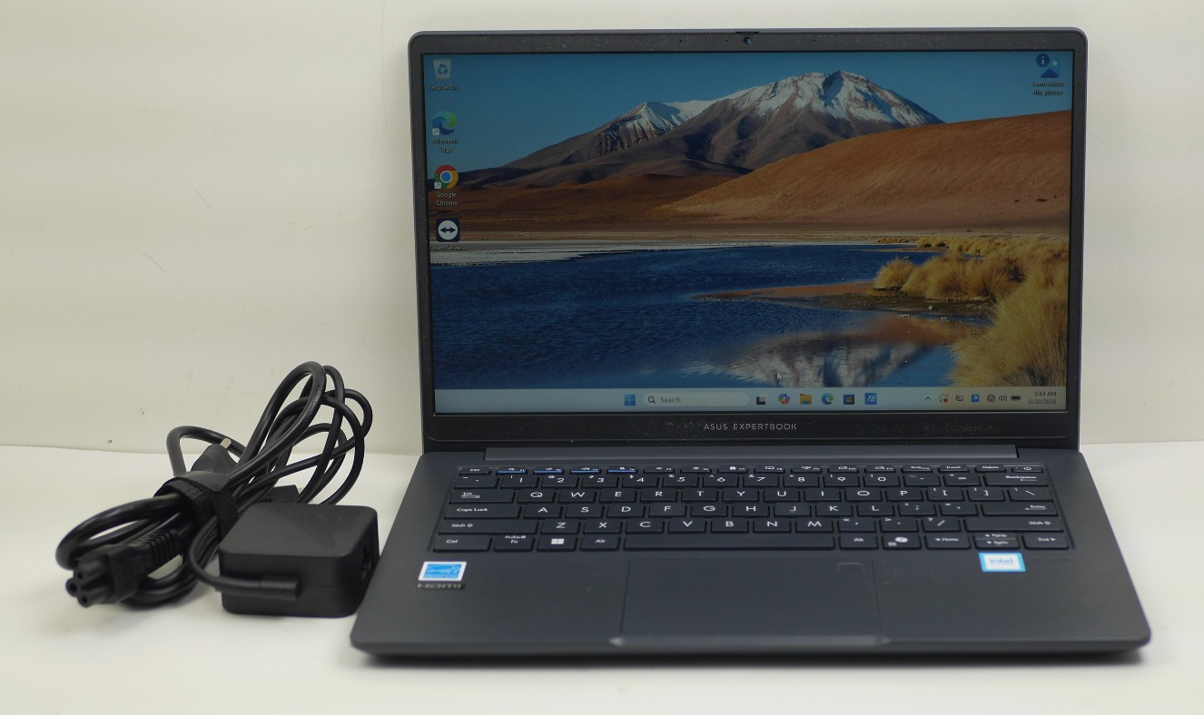Asus ExpertBook B1403CTA 14″ Laptop 128GB SSD 0.8GHz 4GB Intel N150 Win 11 Pro