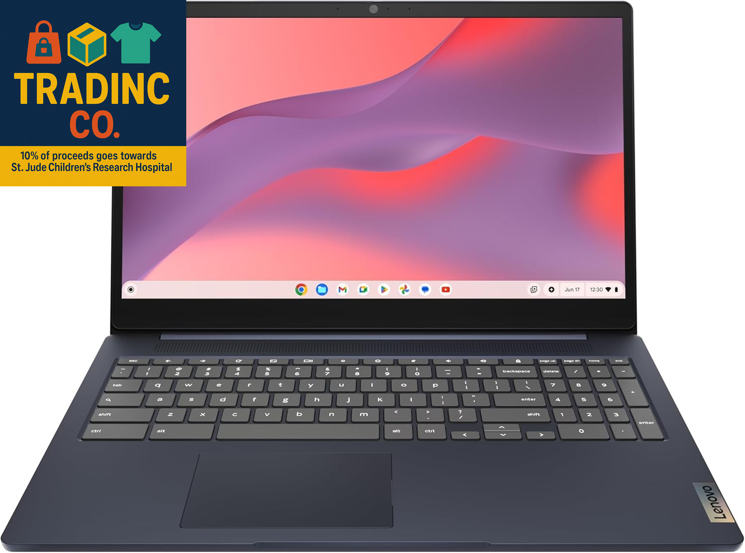 Ideapad 3I Chromebook, 15.6” FHD Display, Intel Celeron N4500, 8GB RAM, 64GB Emm