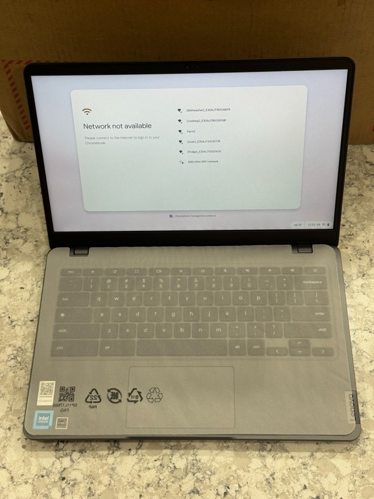 Lenovo 14e Chromebook Gen 3 – 14″ – Intel N-series N100 4GB / AS IS PARTS ONLY