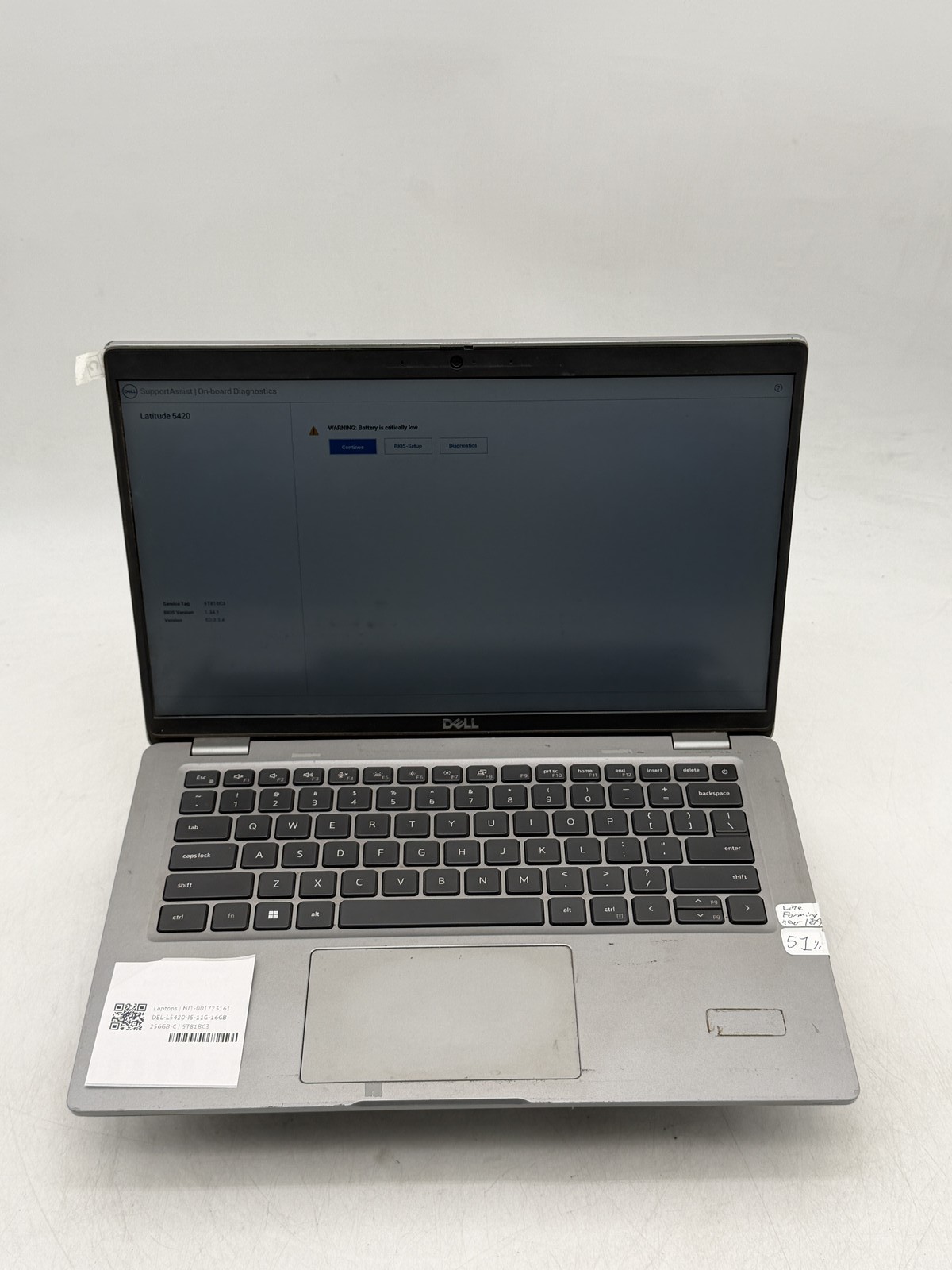 Dell Latitude (5420) |14″| i5-1145G7 16GB 256GB NO OS Read