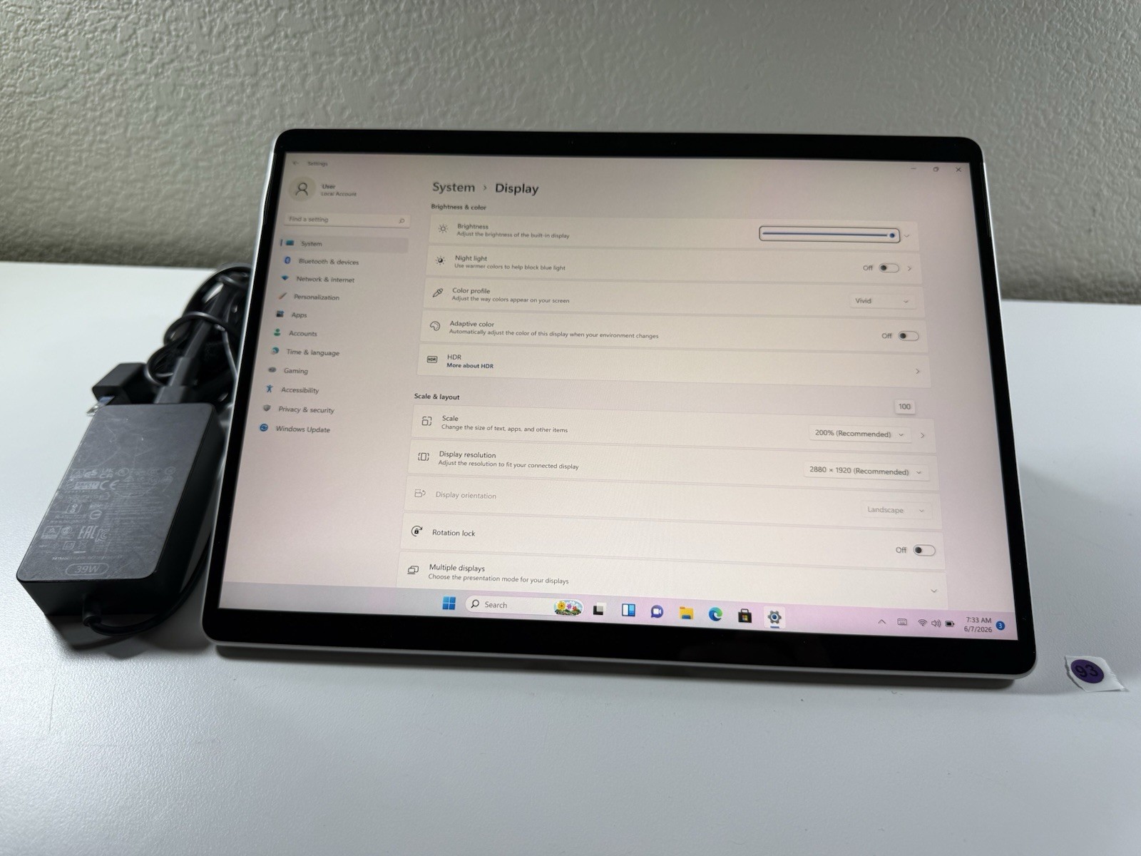 Microsoft Surface Pro 8 (1982) i5-1145G7 – 16GB RAM – 256GB 120Hz – Win 11 Pro