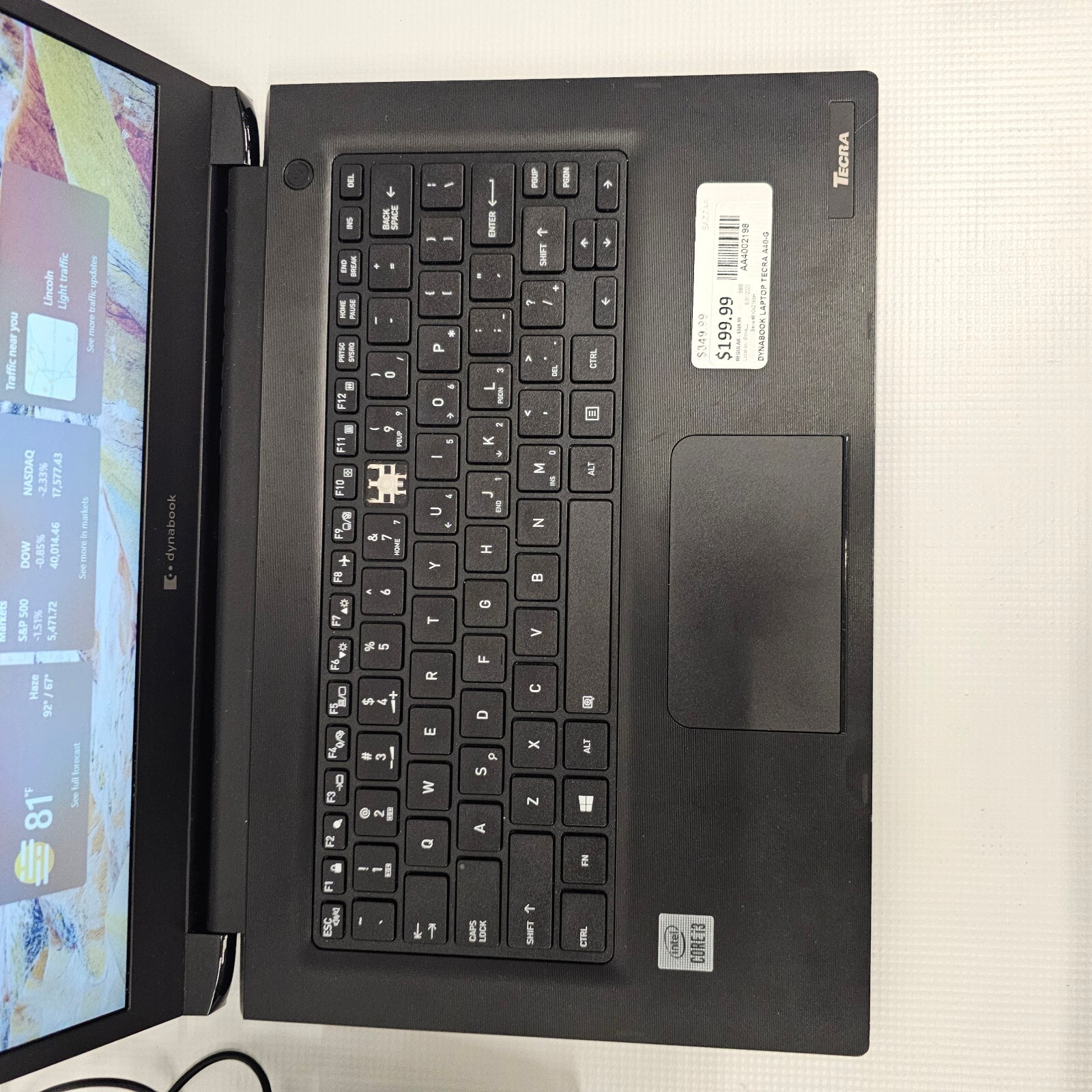 Dynabook Tecra A40-G 128GB SSD 14″ i3-10110U 2.1GHz Win 11 H 8GB Ram (see desc.)