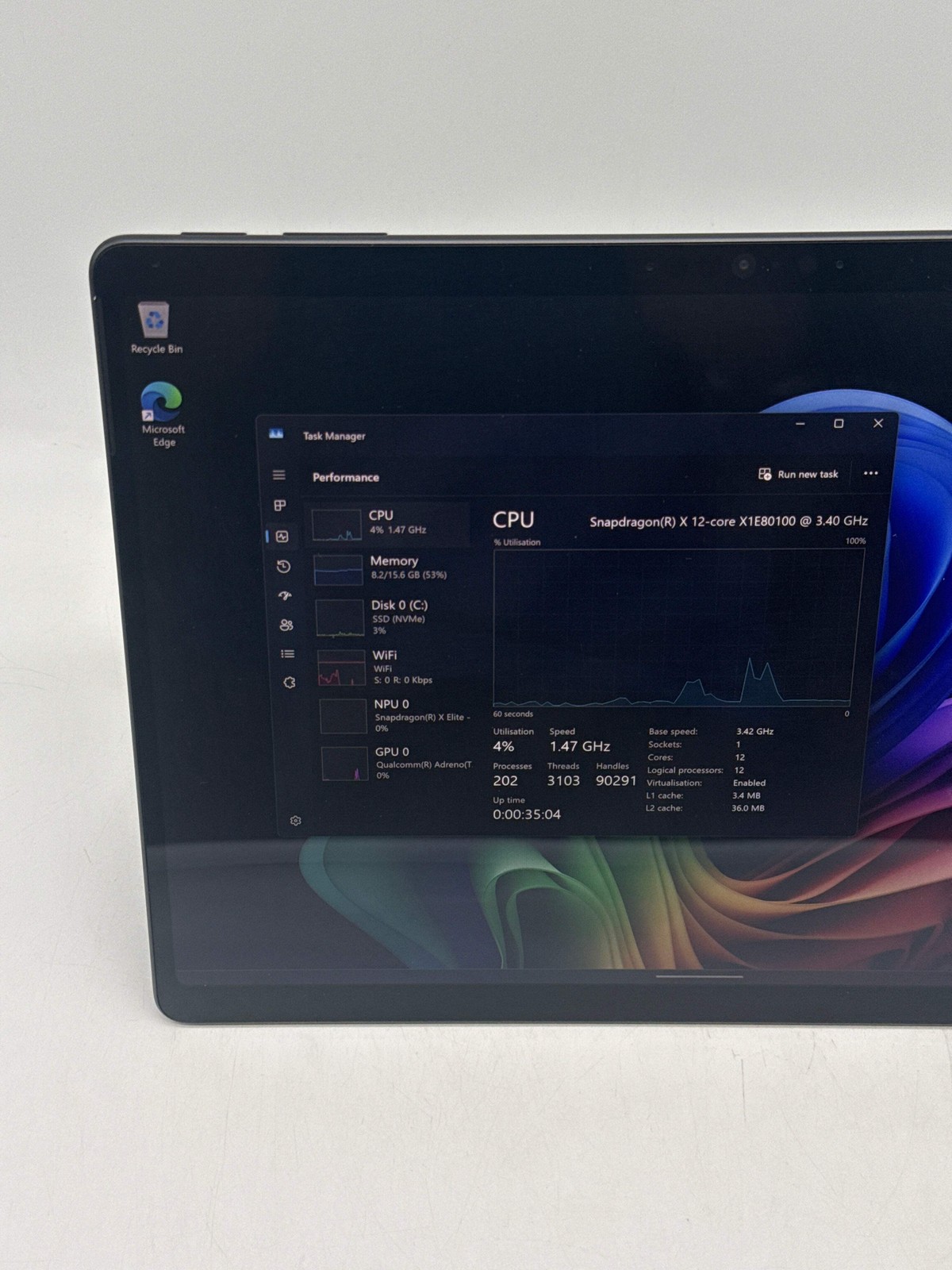 Microsoft Surface Pro 11 13″ Snapdragon X 12-Core 16GB RAM 1TB SSD – Used
