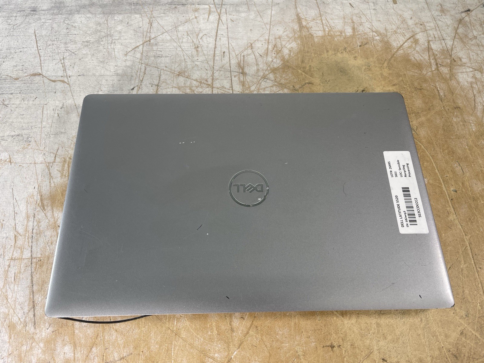 DELL LATITUDE 5520 i5-1145G7 @ 2.60GHz, 8GB RAM, NO HDD/OS – (FOR PARTS)