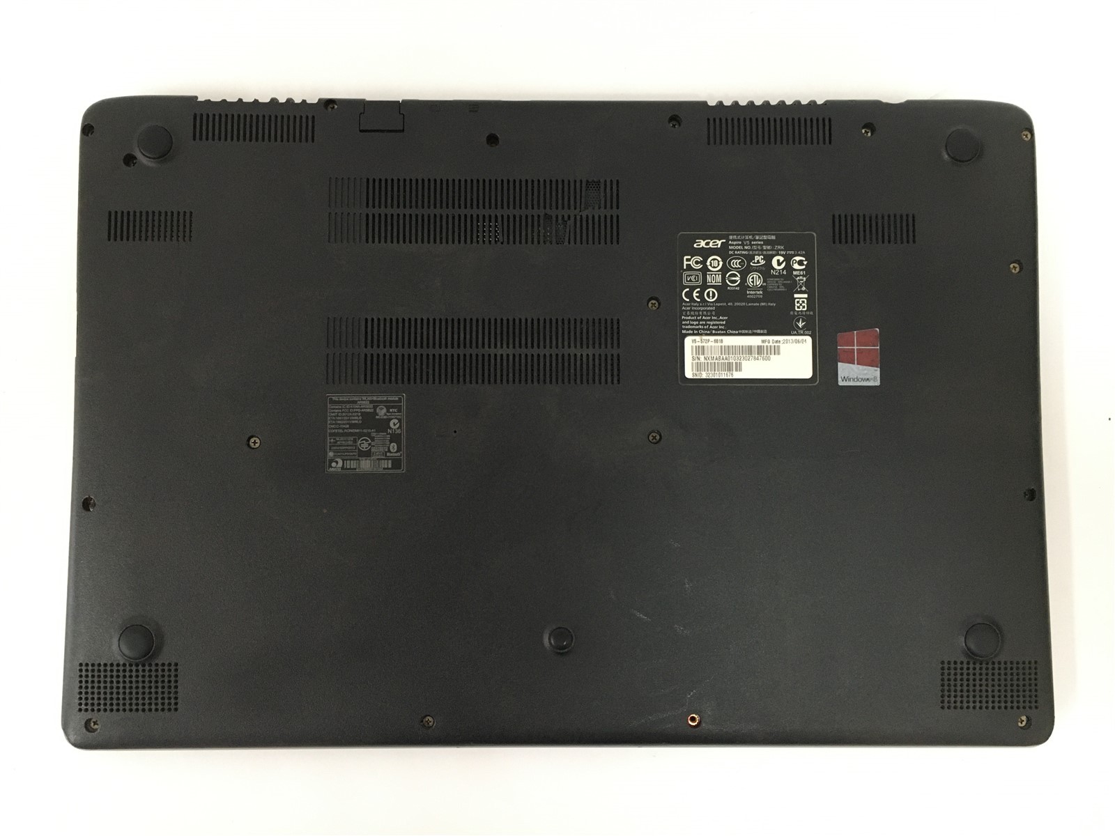 Acer Aspire V5-572P 6818 i5-3337U 1.8GHz 6GB RAM No HDD No OS Touchscreen 15.6″