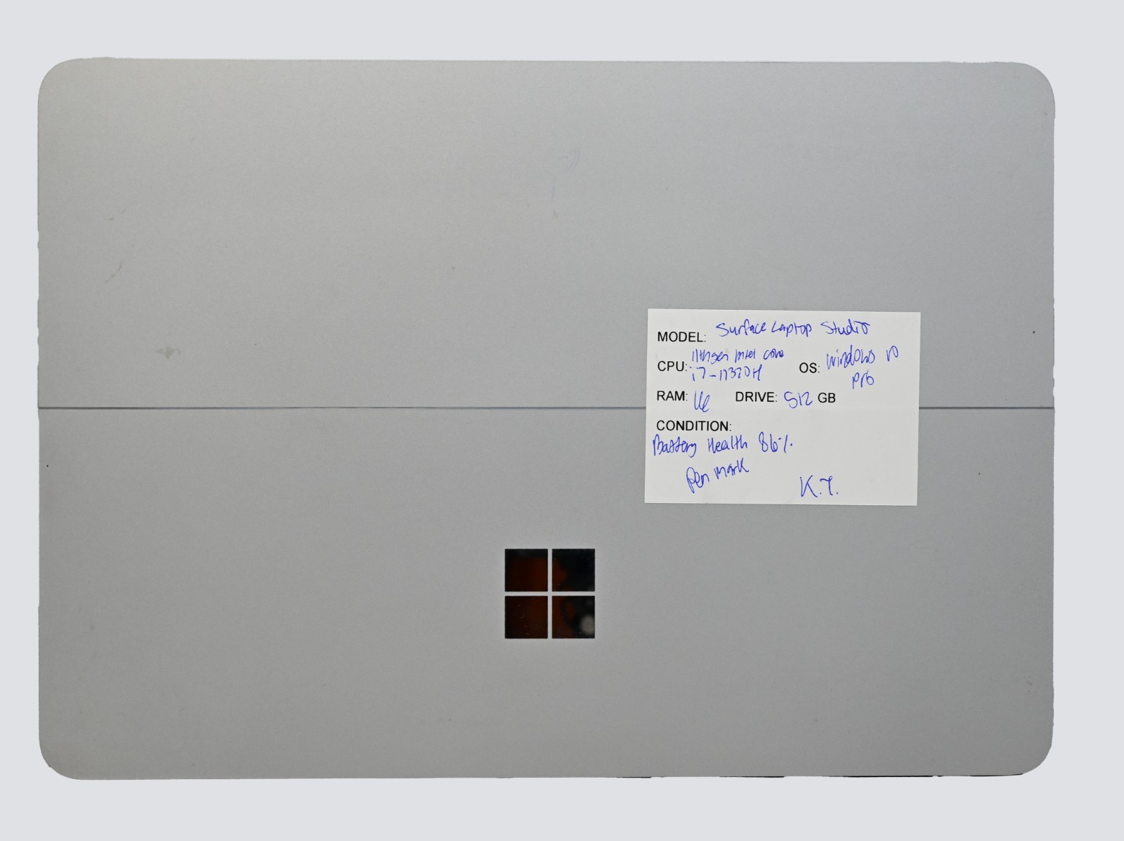Microsoft Surface Laptop Studio i7-11370H 3.3GHz 16GB RAM 512GB SSD RX 3050-Ti