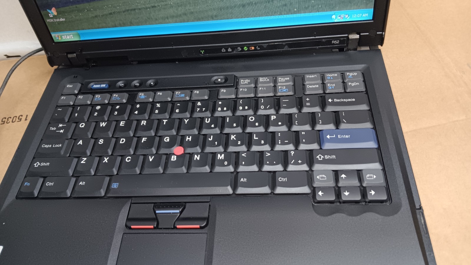 Retro Loaded IBM Thinkpad R52 Gaming Laptop 1.73 GHz 2 GB Ram Windows XP Hme SP3