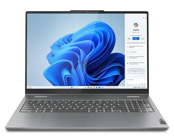 Lenovo IdeaPad 5 2-in-1 Laptop, 16″ IPS Glass, Ryzen 5 8645HS, 16GB, 512GB SSD