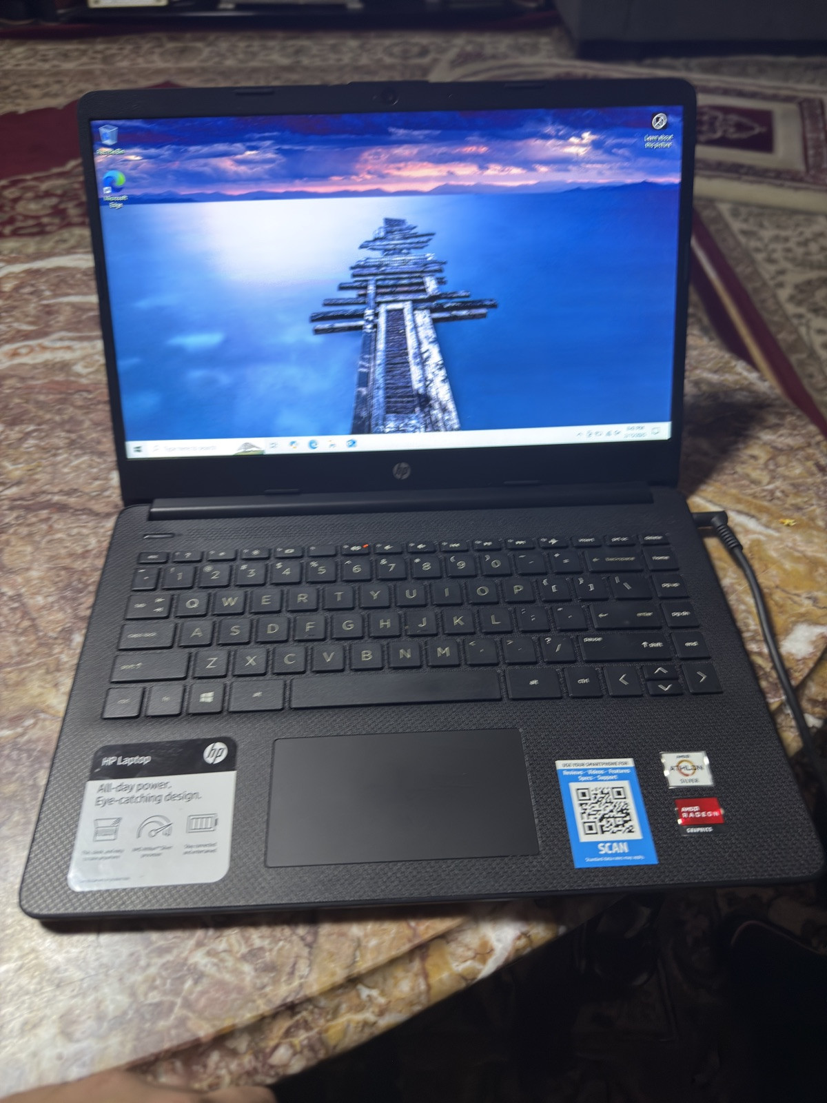 Bad Battery HP 14-fq0013dx 14″ Laptop/AMD Athlon Silver 3050U/4GB/128GB SSD/W10H