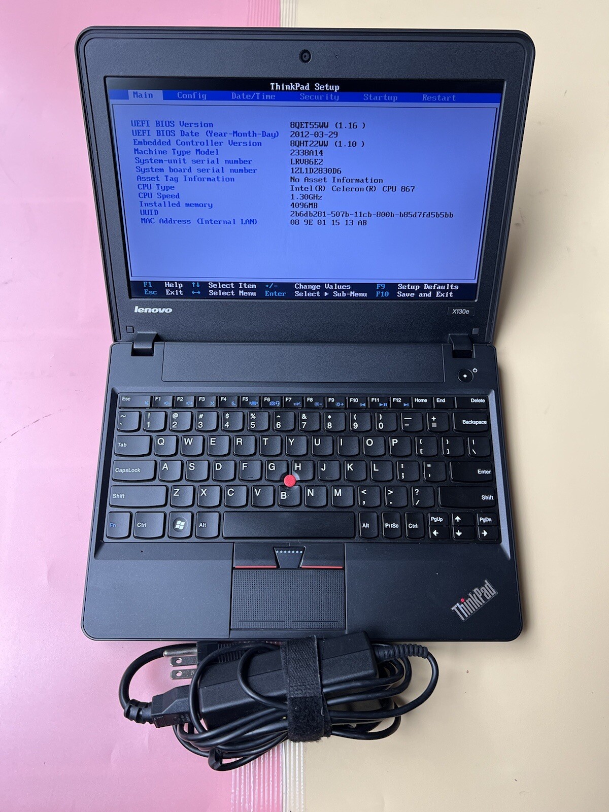 LENOVO THINKPAD x130e Intel Celeron 4GB RAM 320GB HDD WIFI WEBCAM HDMI BLUETOOTH