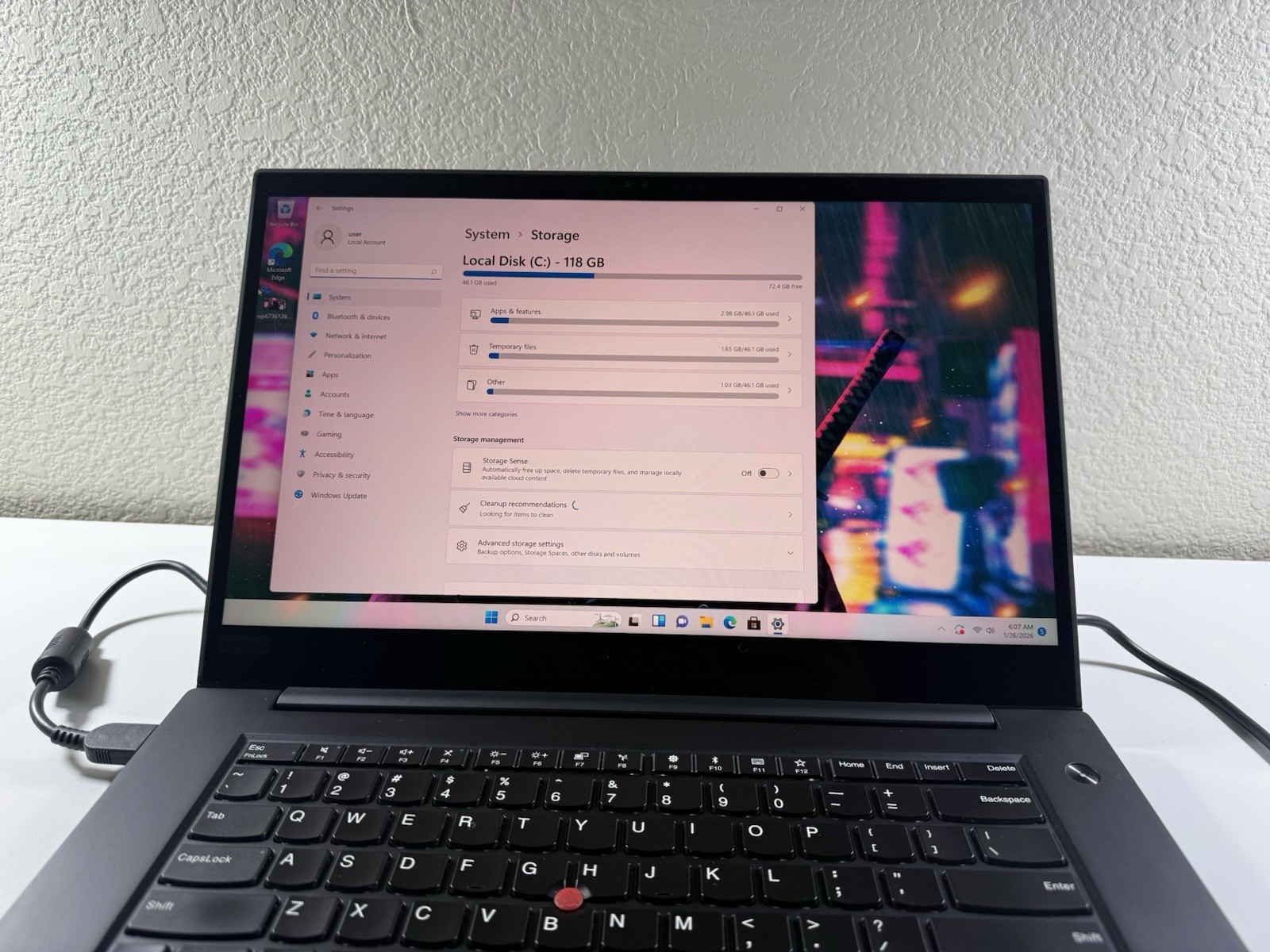 Lenovo ThinkPad P1 Gen 1 4K TOUCHI7-8850H 128GB 32GB W11P P1000 No Battery