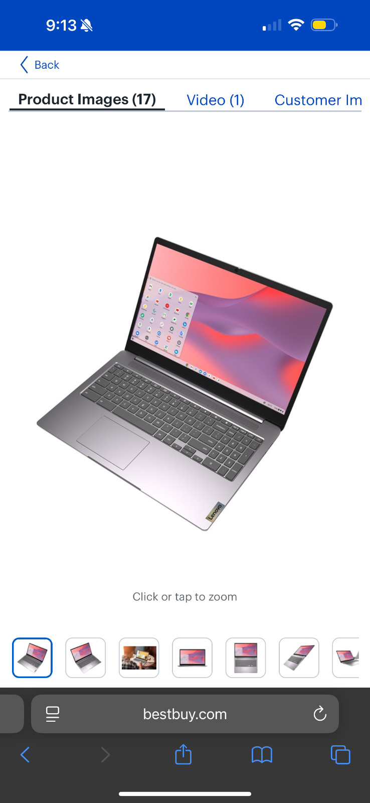 Leveno Chromebook 15.6 space gray