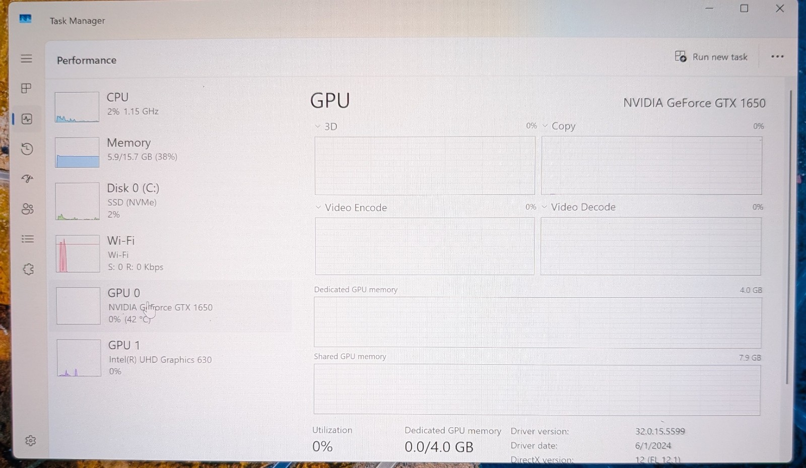 Dell XPS 15 7590 i7-9750H GTX 1650 16GB RAM 256GB SSD Win11 Pro 4K OLED Touch
