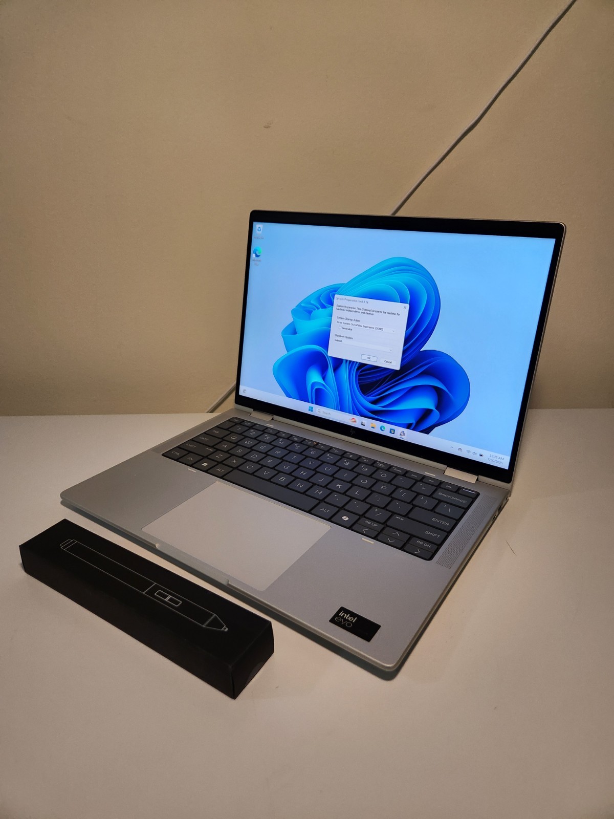 HP Elite x360 1040 G11 2‑in‑1, Intel Core Ultra 7  165H, 16 GB RAM, 512GB SSD