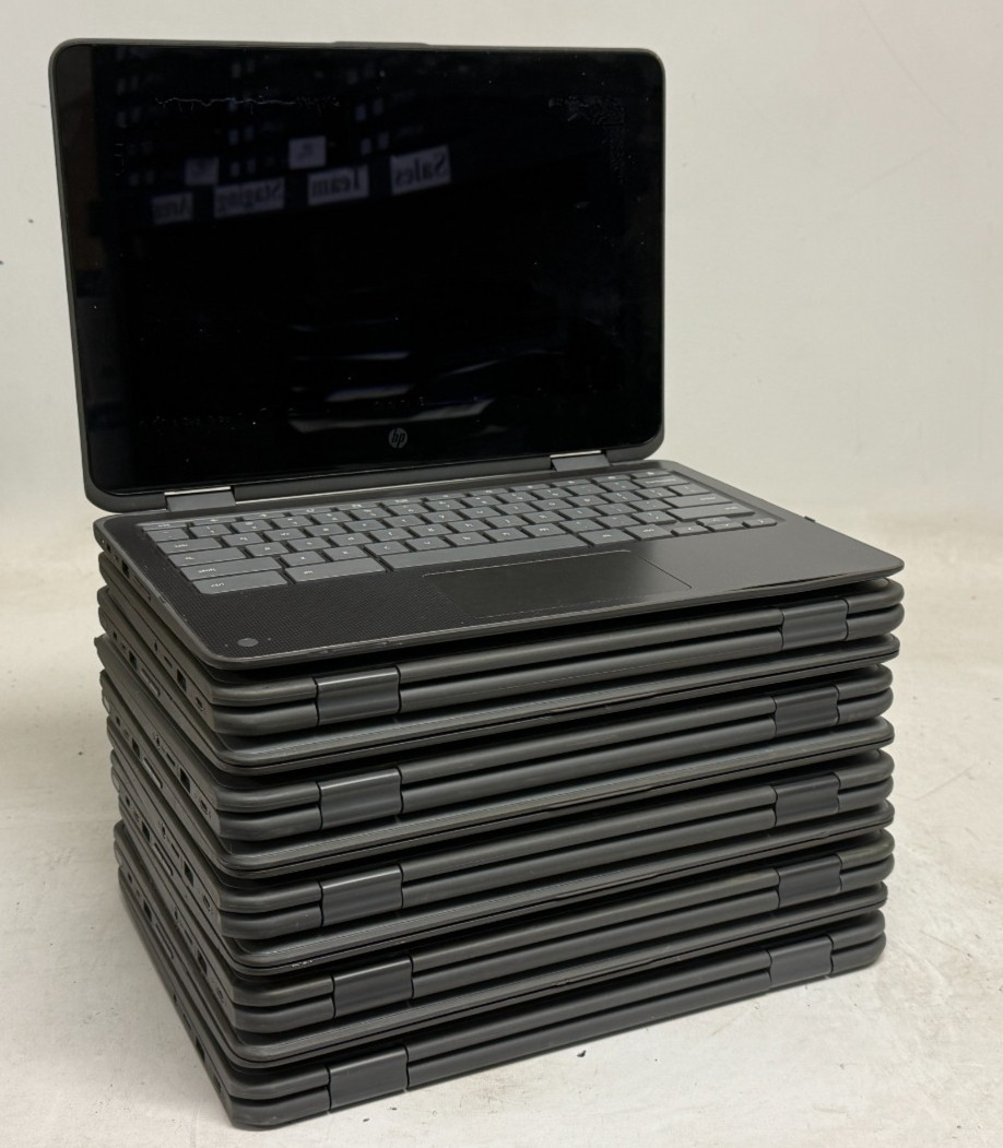 HP Chromebook x360 11 G1 EE 11.6″ (N3350 – 4GB RAM – 32GB Storage) – Lot of 10