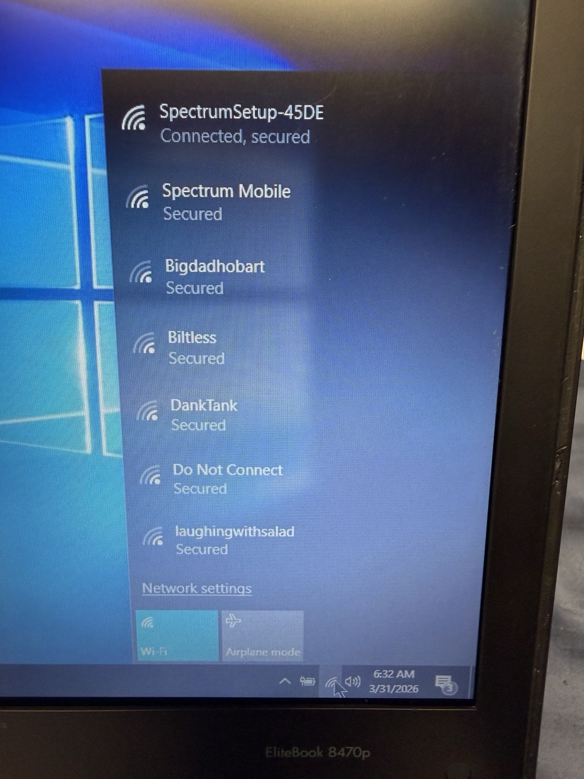 hp elitebook 8470p laptop