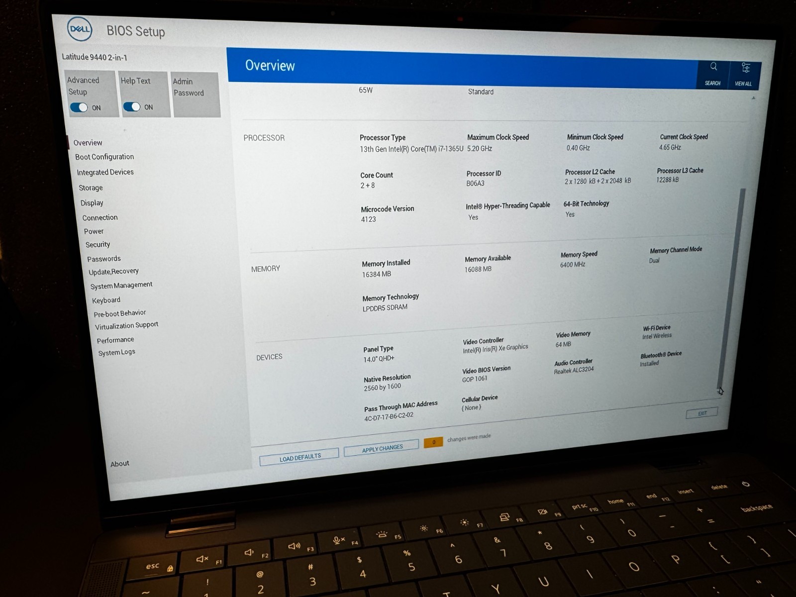 Dell Latitude 9440 14″ 2-in-1 Touch Laptop (512GB SSD, Intel i7-1365U, 16GB RAM)