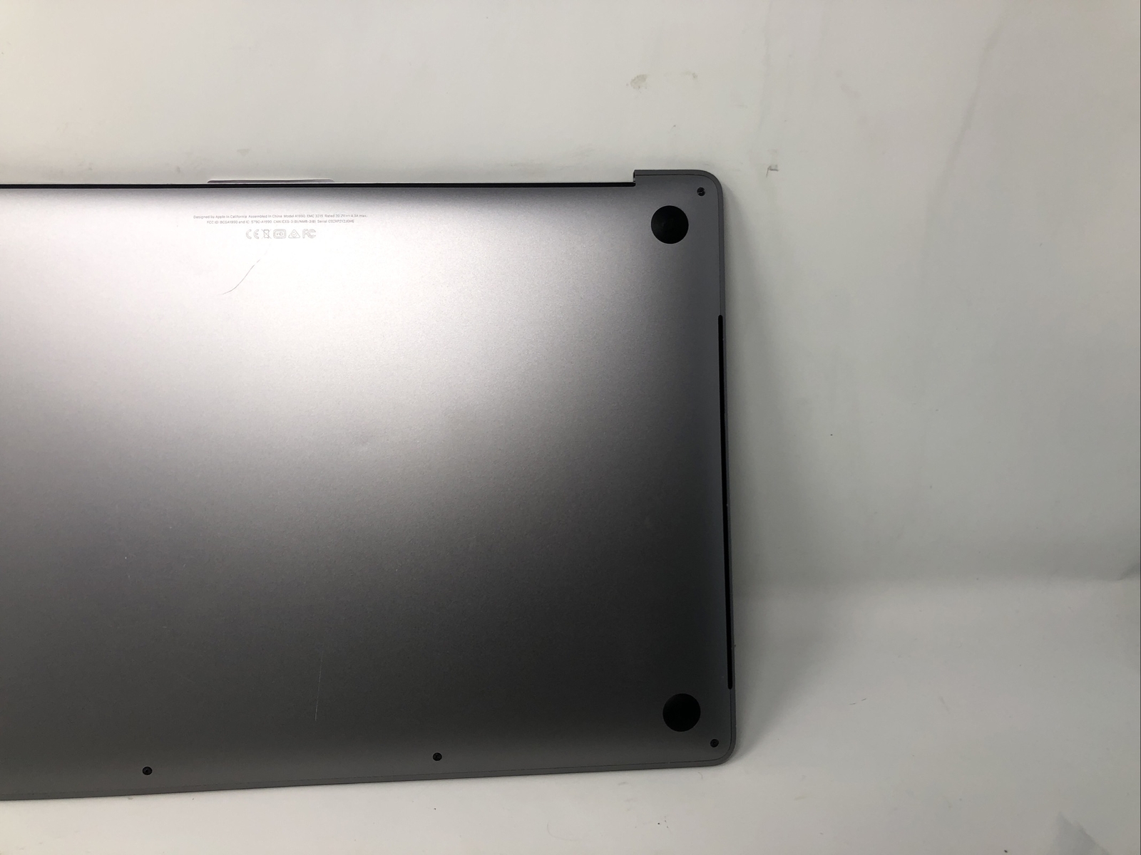 Apple MacBook Pro A1990 Keyboard and Bottom Cover Combo