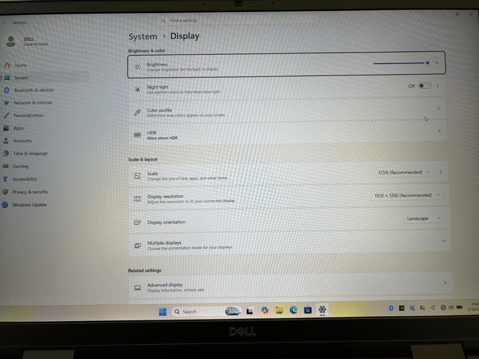 Laptop Dell Precision 7680 16″ Core i7-13850HX 32GB RAM 1TB SSD RTX 2000 Win 11