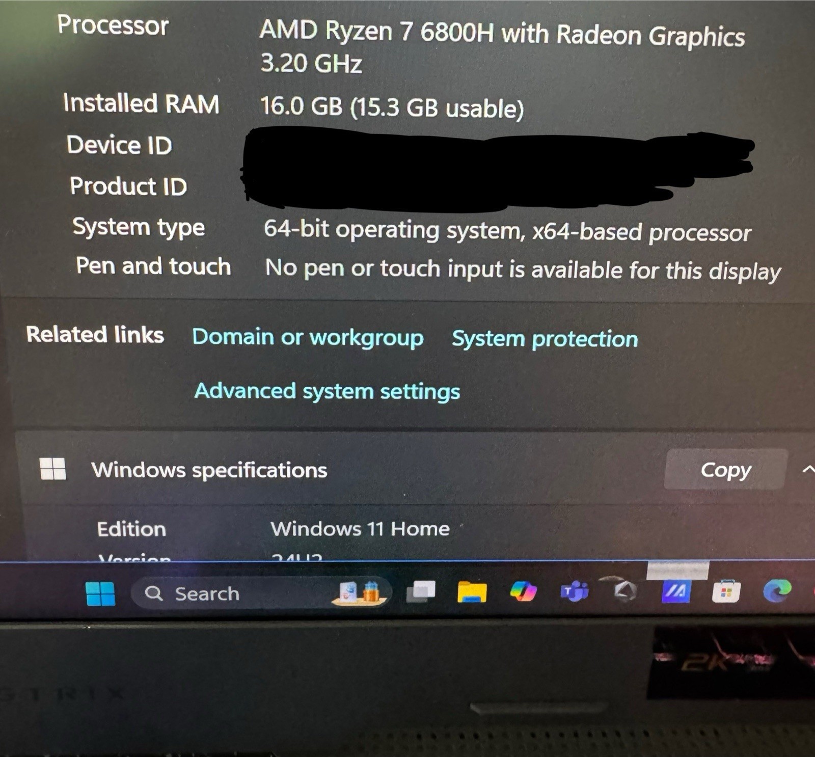 ASUS ROG STRIX G15