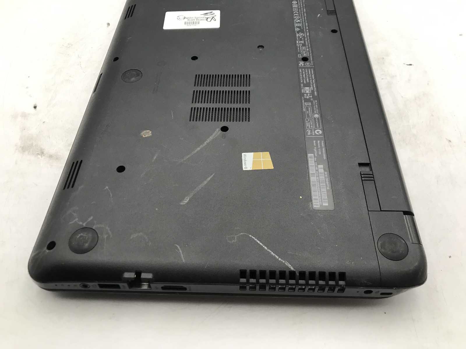 HP 15 G019WM – FOR PARTS/NO POWER – AMD E1-2100 – NO RAM – READ DESCRIPTION – BB