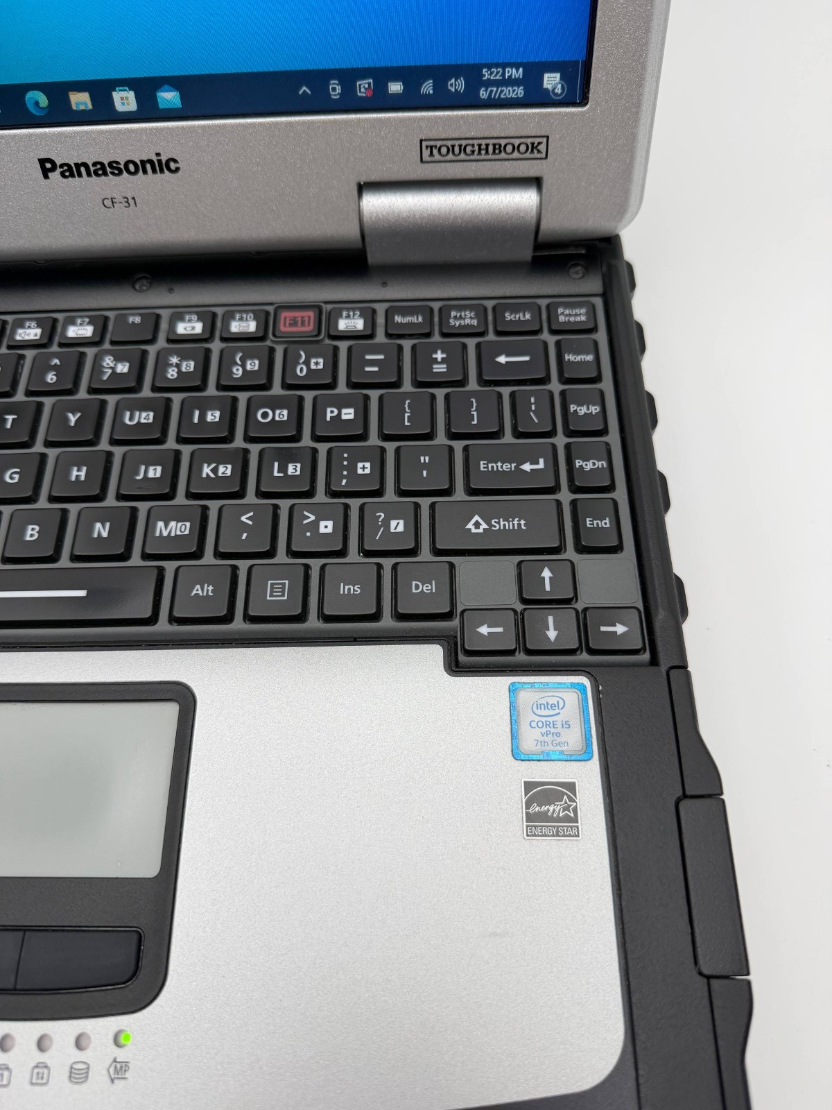 Panasonic Toughbook CF-31 MK6 i5-7300U Touch 16GB 512GB SSD Win10pro 4G/DVD