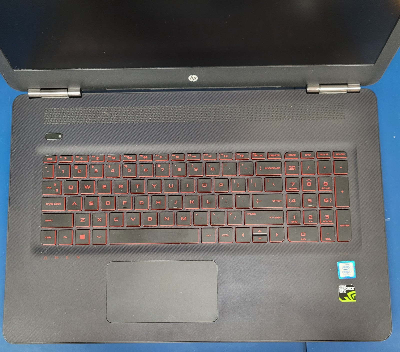 OMEN 17-w53dx Laptop — DOES NOT POWER ON — NO HDDS — 4 GB RAM FOR PARTS