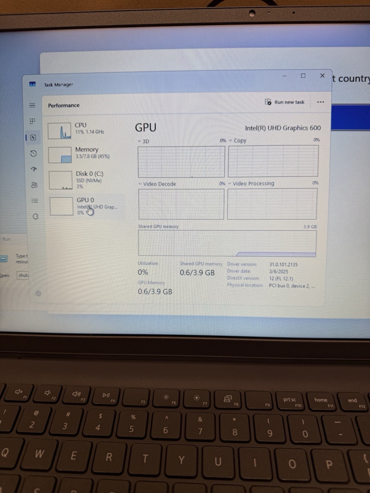 Dell Inspiron 15 3521 15.6″ Laptop Intel Celeron N4020 8GB RAM 256GB SSD Win 11
