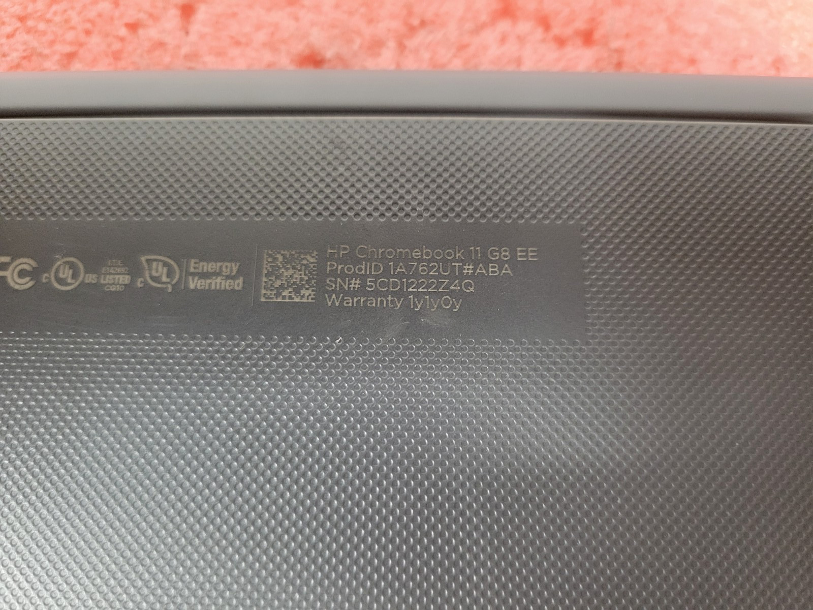 HP Chromebook 11 G8 EE Celeron N4020@1.10GHz 4GB RAM 32GB SSD w/PA | LP538