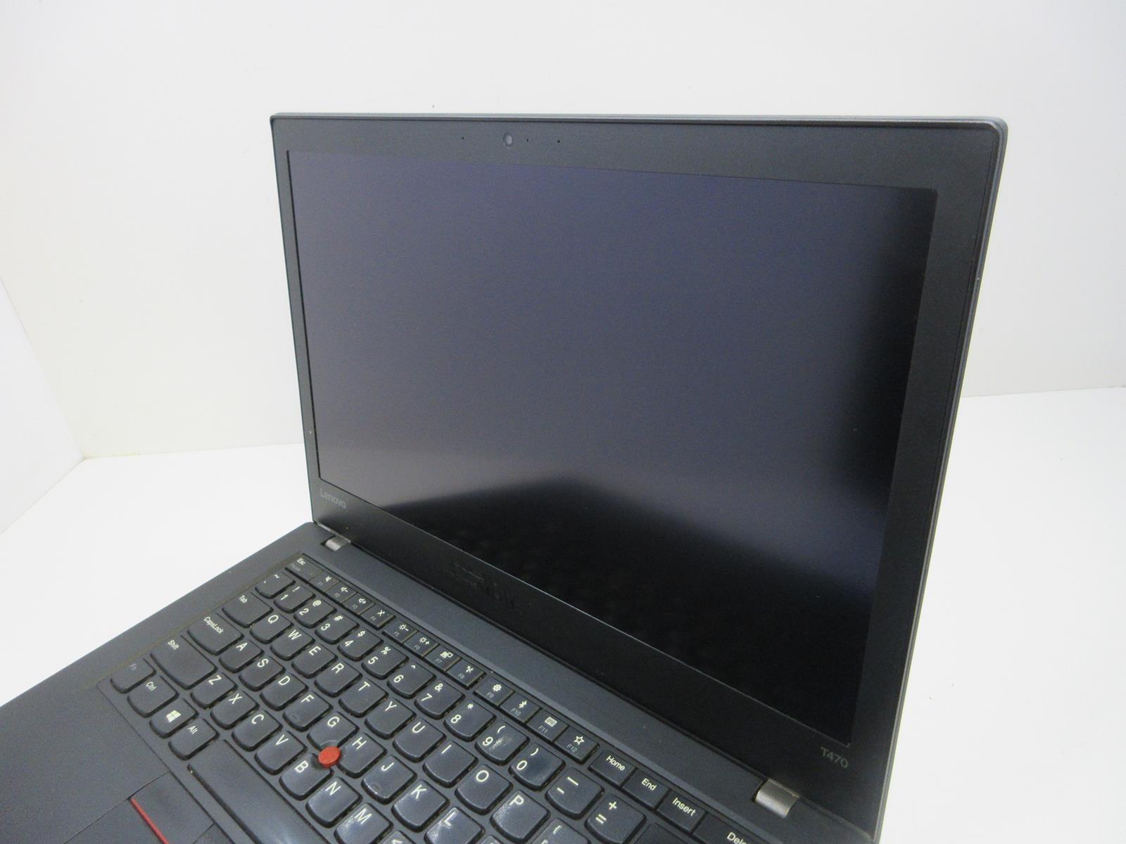LENOVO THINKPAD T470 Laptop w/ Intel Core i5-6300U 2.40 GHZ + 8 GB No HD/Battery