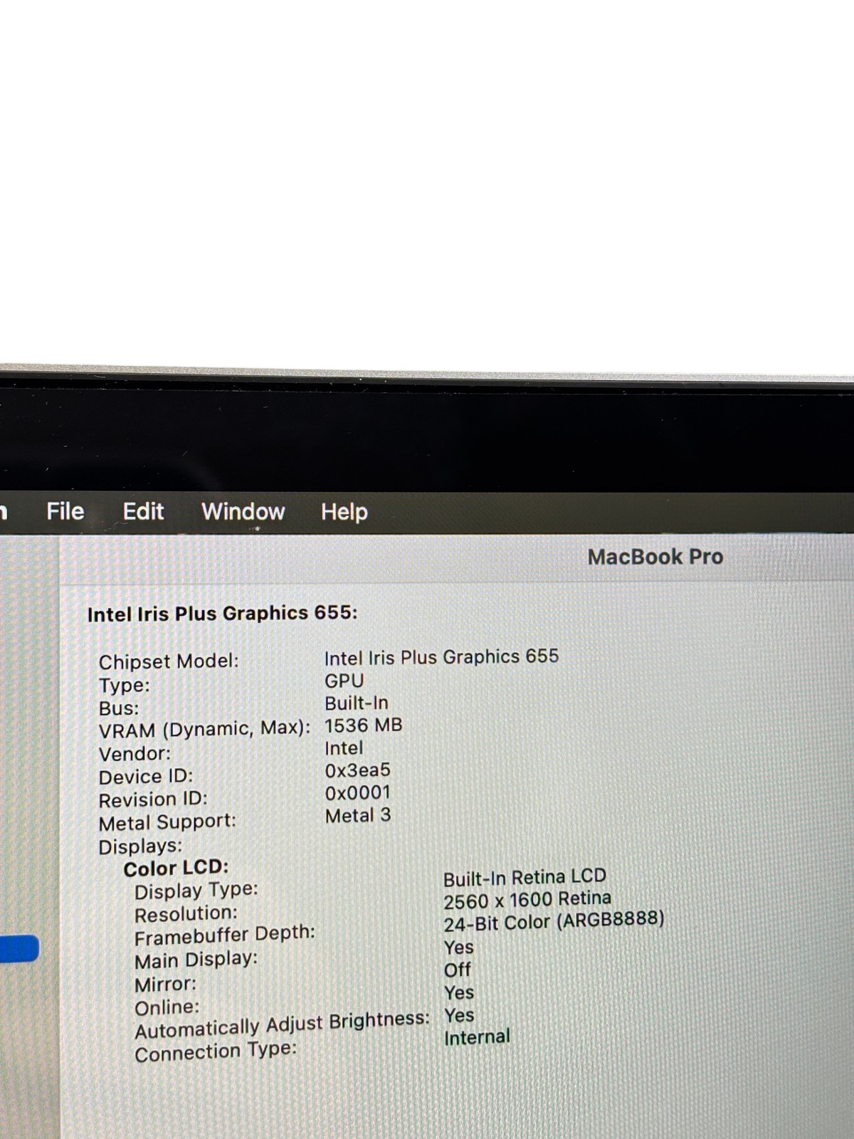 Apple MacBook Pro 2019 MV992LL/A Core i5-8279U 2.4GHz 8GB RAM 256GB SSD 13.3″ La