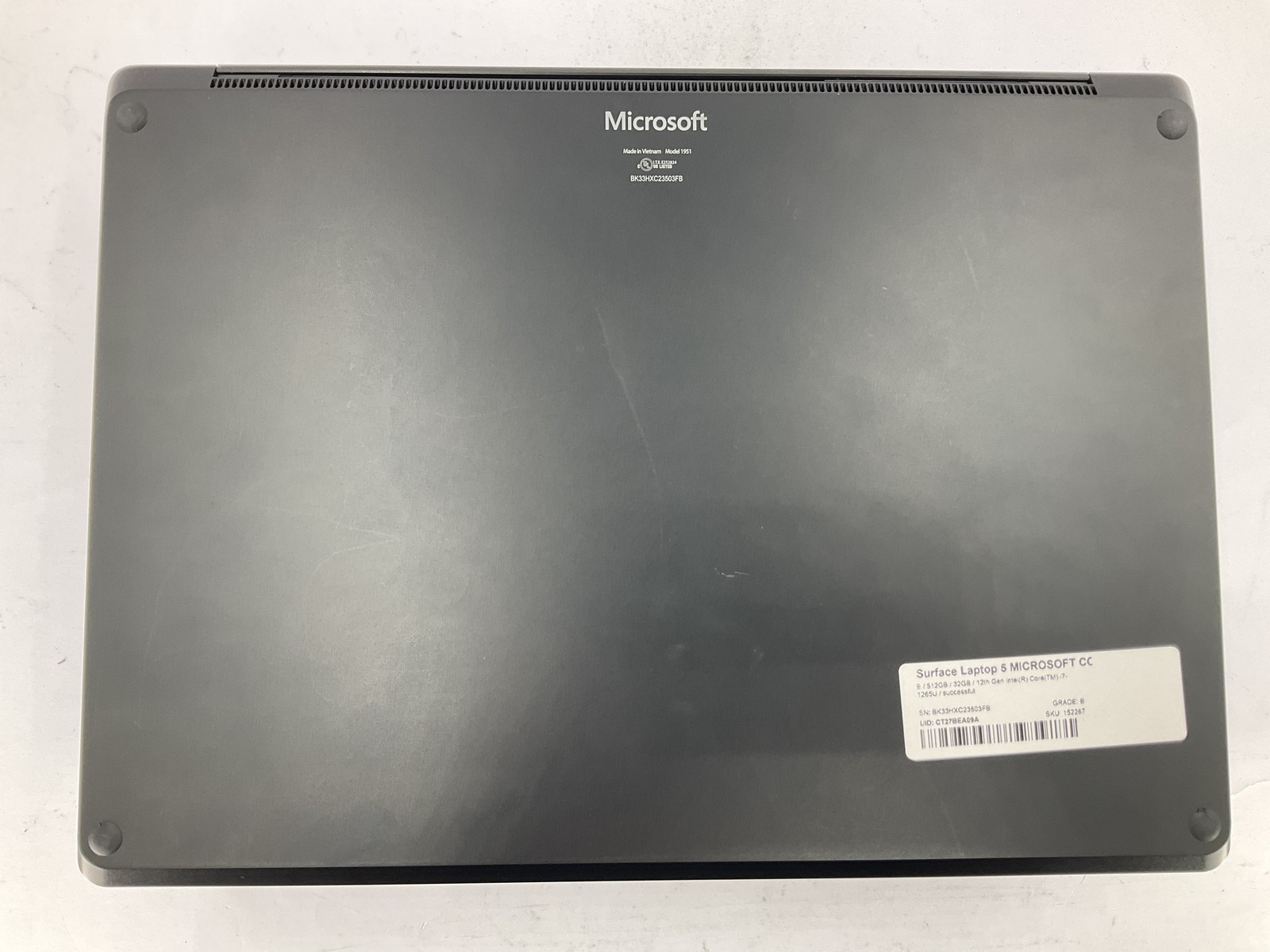 Microsoft Surface Laptop 5 13.5″ Core i7-1265U 512GB 32GB Win 11 Pro