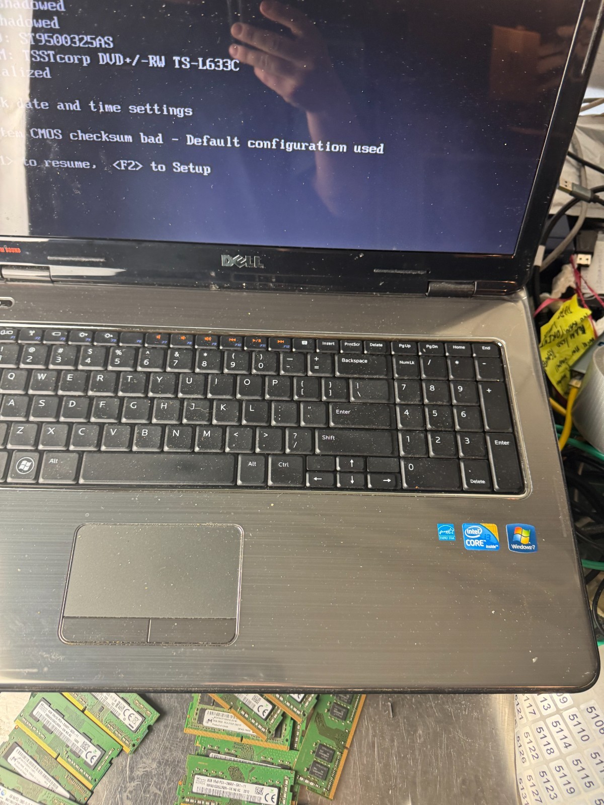 Dell Inspiron N7010 Core i3 M370, 6GB RAM, 17.3″ Laptop for Repair #5106