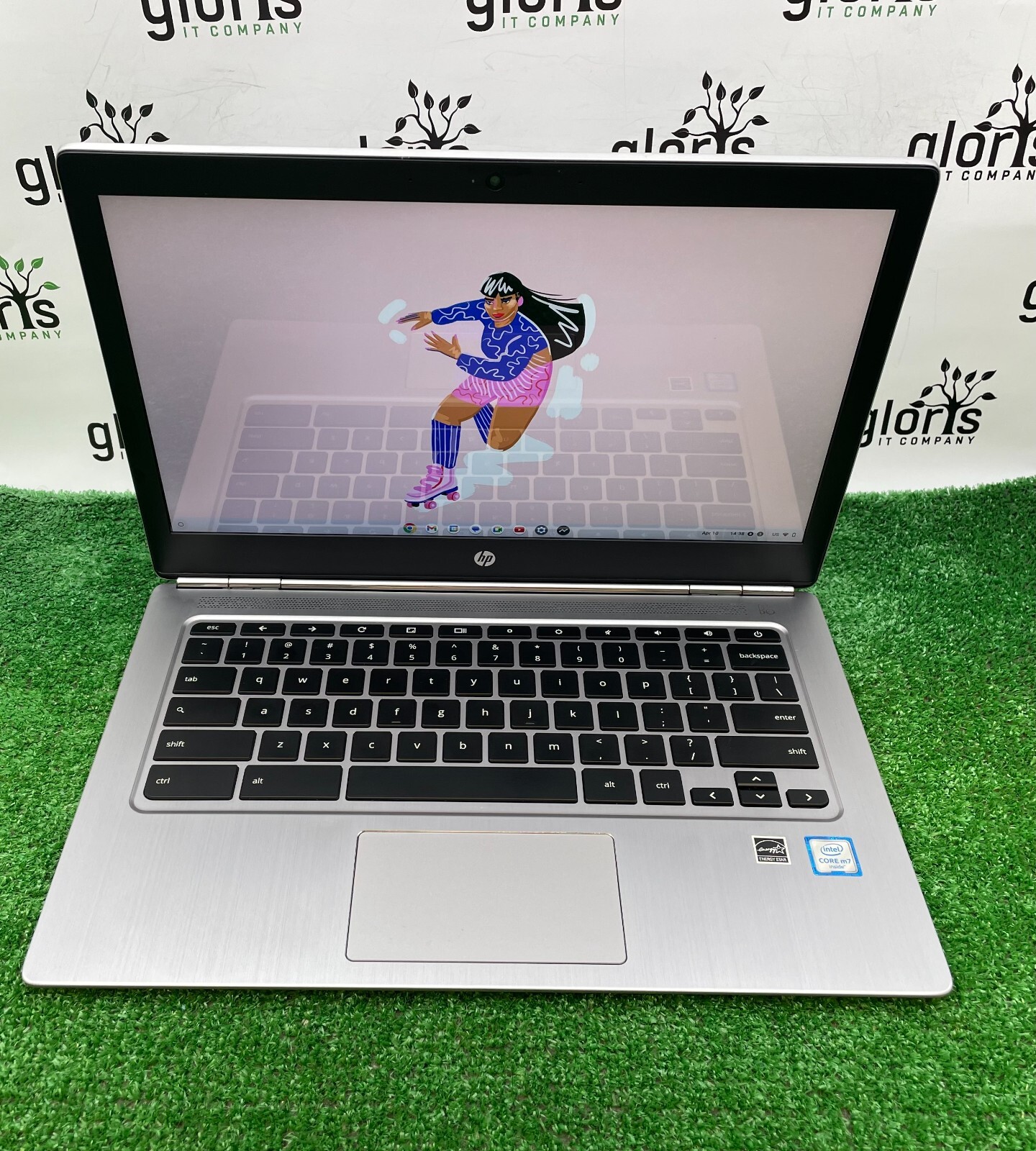 Used HP Chromebook 13 G1 Laptop Intel m7-6Y75 1.20GHz / 16GB RAM / 32GB SSD NT
