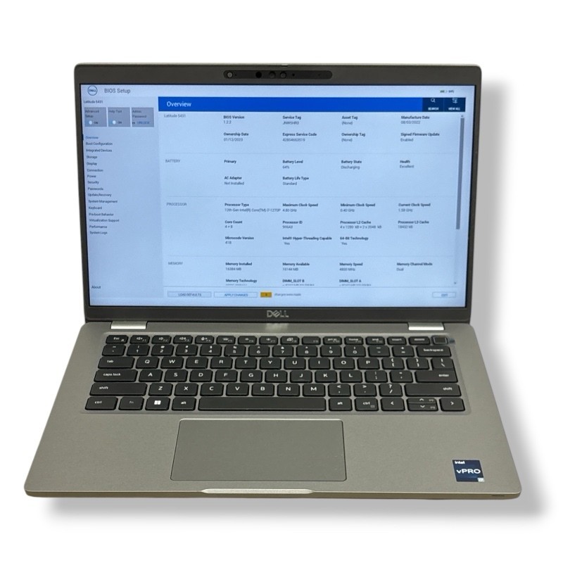 DELL LATITUDE 5431 FHD i7-1270P 16GB No HDD/OS MX550 Laptop~ (Bios Locked)