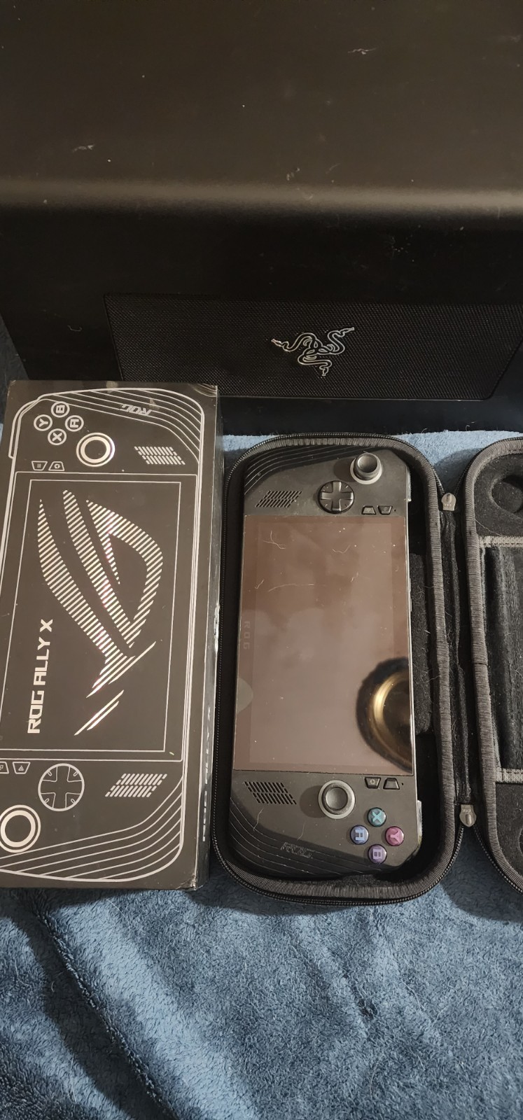 4tb rog ally x with razer chroma egpu and rtx 3060 12gb