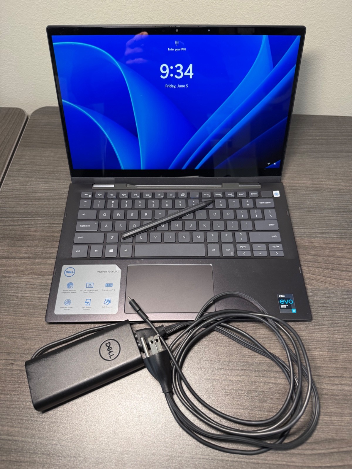 Dell Inspiron 7306 2-in-1 Touch Laptop Intel Core i7-1165G7 512GB SSD 16GB RAM