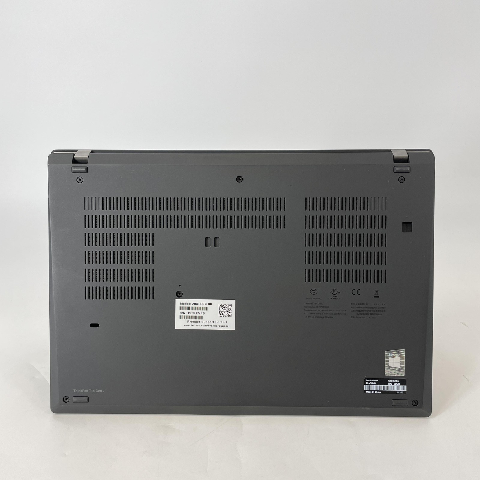 Lenovo ThinkPad T14 Gen 2 FHD 2.3 GHz Ryzen 5 PRO 5650U 16GB 256GB SSD Excellent