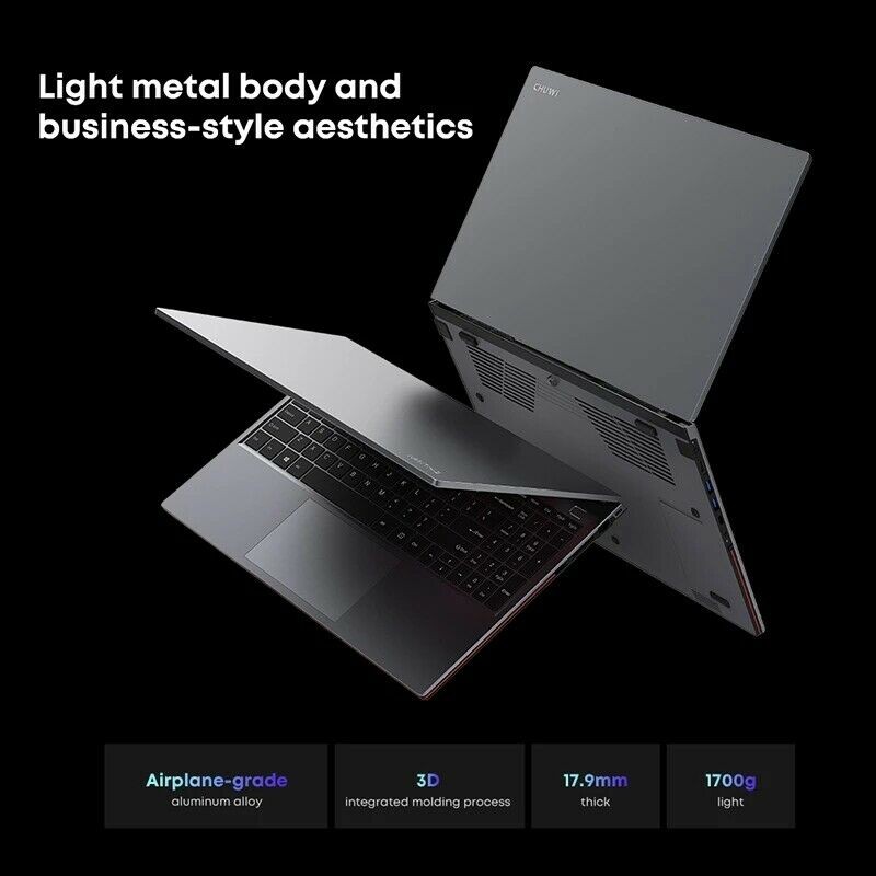 CHUWI Gemibook X 15.6 Inch Windows Laptop Intel Celeron N5100 4GB RAM 128GB SSD
