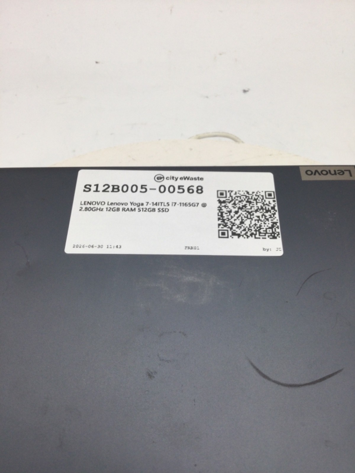 Lenovo Yoga 7 14″ Laptop i7-1165G7 12GB RAM 512GB SSD Windows 11 Pro Used READ