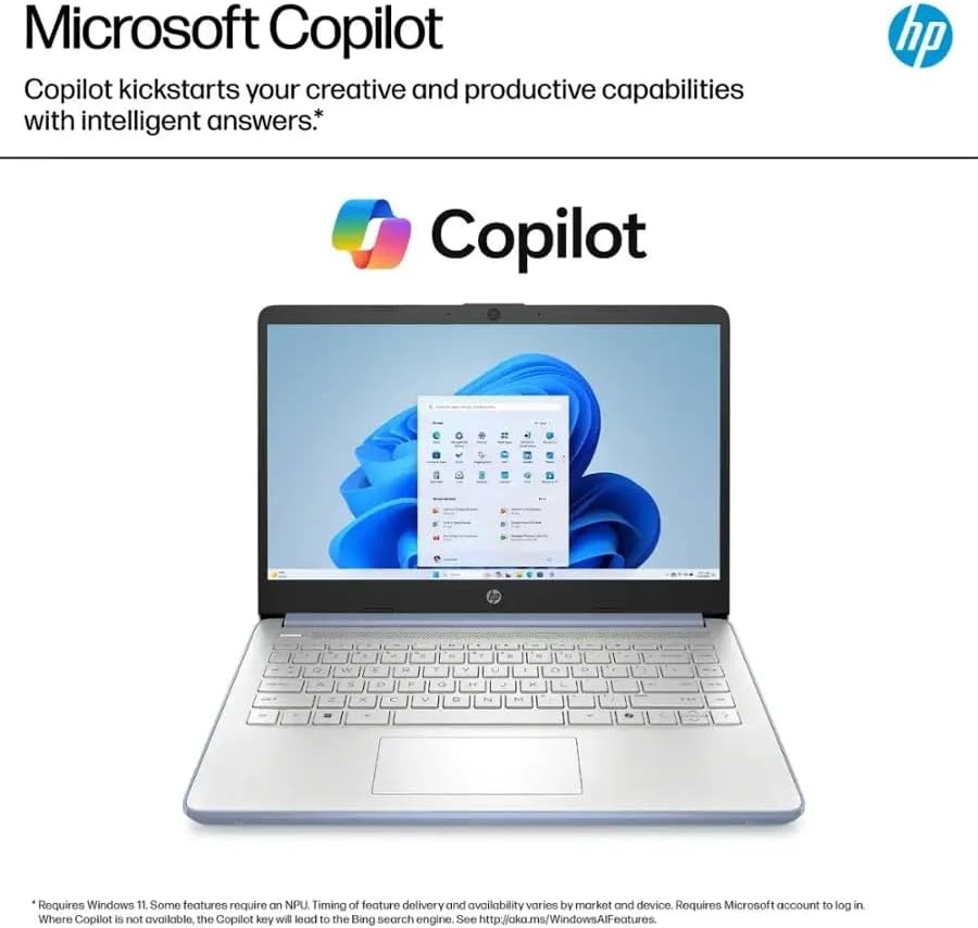 2025 HP 14 Student Laptop,Intel Processor N150,UpTo 16GB 384GB +Win 11 Pro