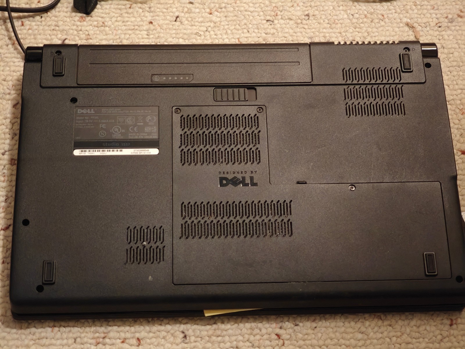 Dell Studio 1557 PP39L Laptop – 160GB HDD, 4GB RAM, Intel i7 Q720