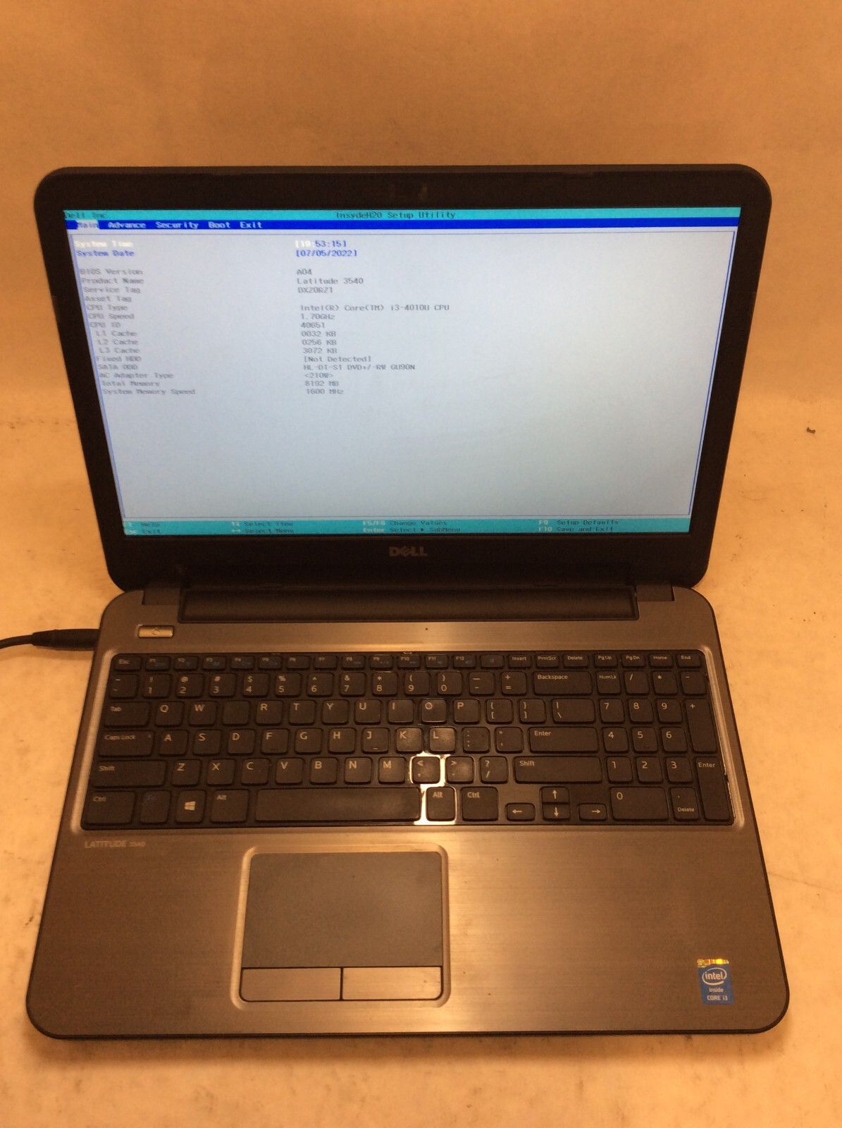 Dell Latitude 3540 Laptop 15″ Intel Core i3 4th Gen READ DESCRIPTION -PP